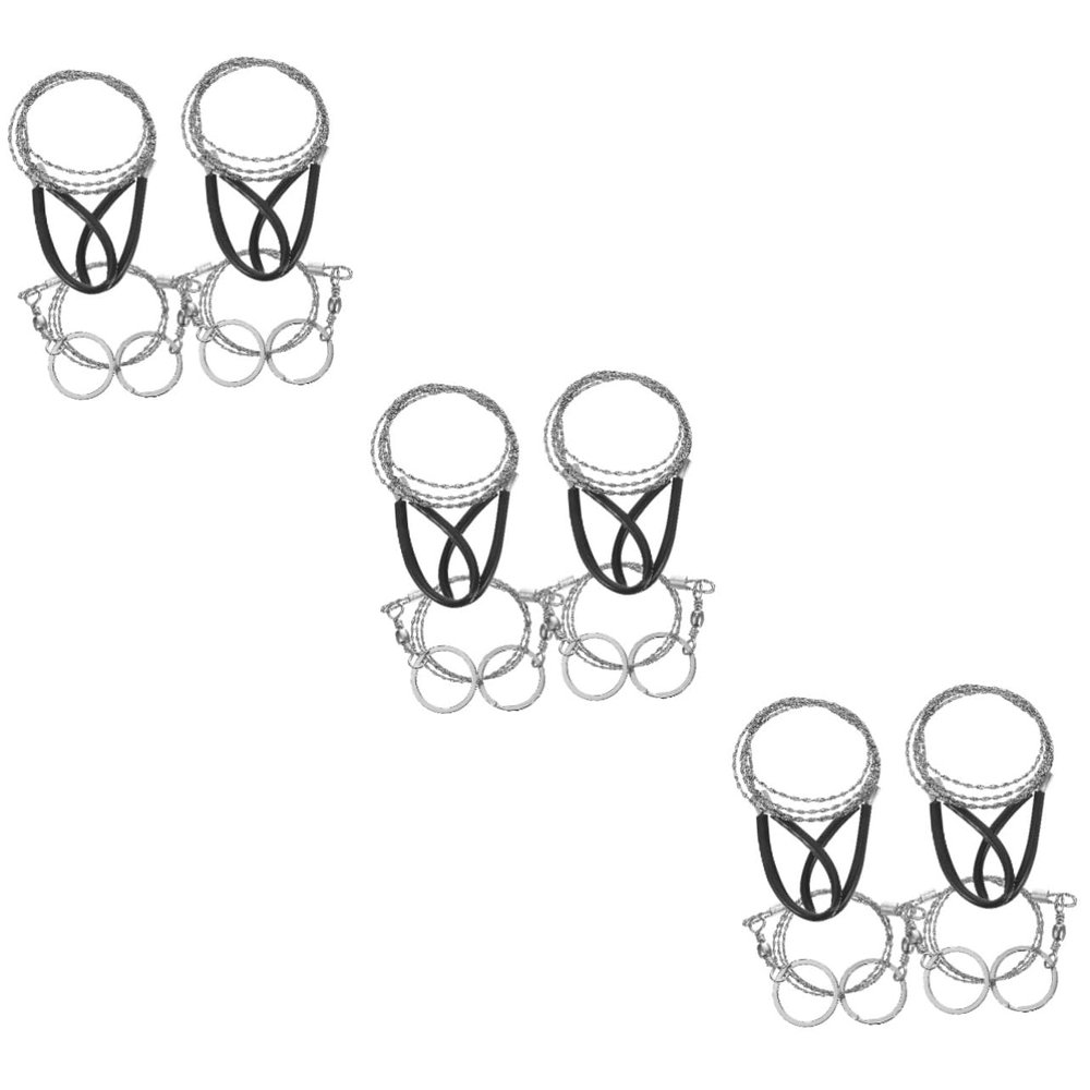 BESPORTBLE 12pcs Pocket Wire Saw Compact Chainsaw for Camping Backpacking Material for Outdoor Cutting Tree Trimming
