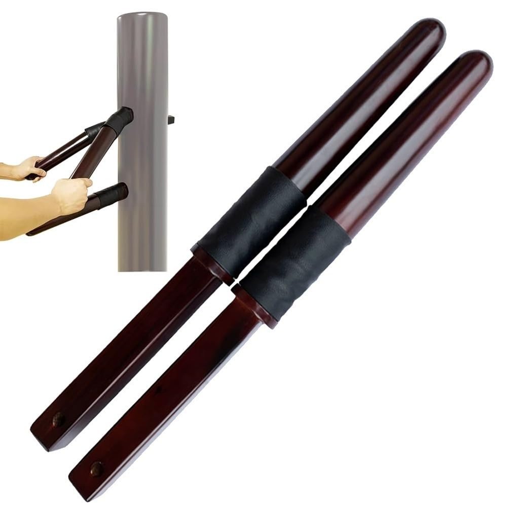 DYK&NX Wing Chun Dummy Accessories, Portable Wooden Dummy Arm, Wooden Dummy Wing Chun Parts, Wing Chun Spring Wooden Dommy Replace Arms, Suitable for 3.8cm*3.8cm Holes (Color : 2)