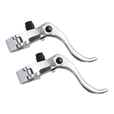 LIOOBO 1 Pair Fixed Gear Front Brakes Lever Left Handlebar Brake for Cycles 22.2mm/24mm Fit