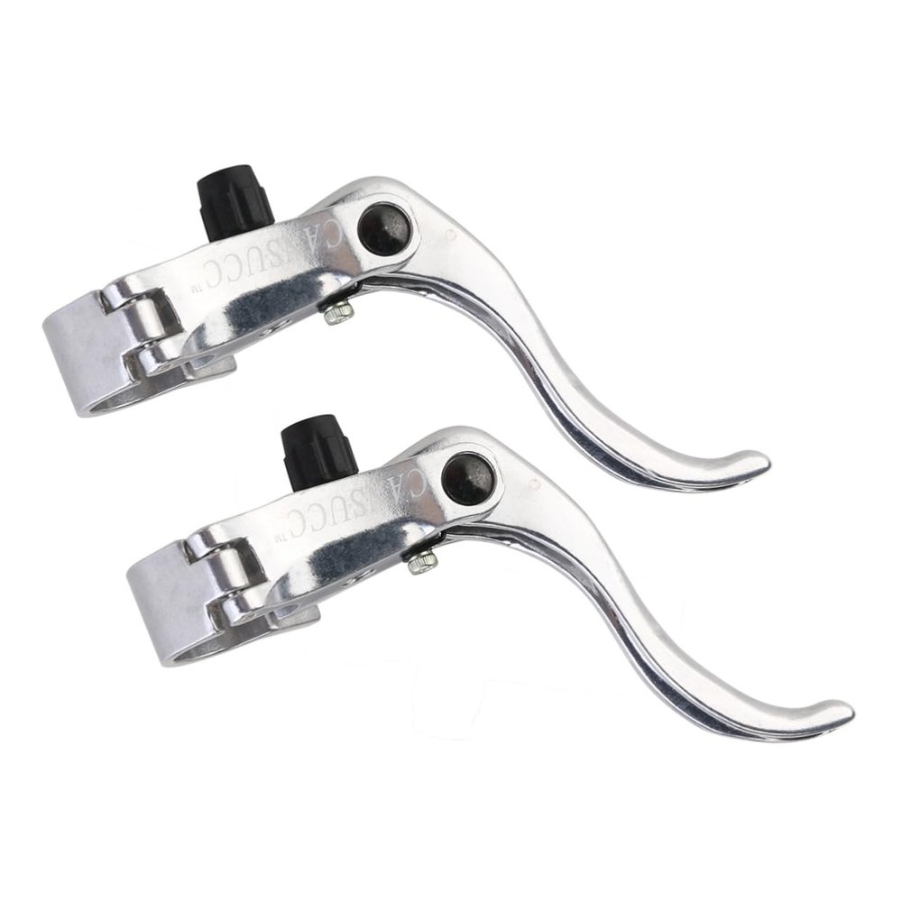 LIOOBO 1 Pair Fixed Gear Front Brakes Lever Left Handlebar Brake for Cycles 22.2mm/24mm Fit