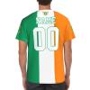 Custom Name Number Cote D'Ivoire Flag Emblem Men's Patriotic T Shirt 3D Tops Sport Soccer Shirts view 3