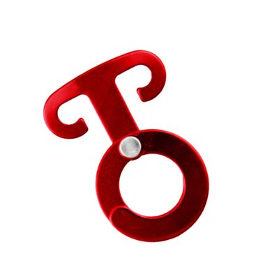 BESPORTBLE Cord Adjuster for Tents Cord Adjuster Rope Hanger Hook 4 Pack Red Tent Tensioner Camping Gear