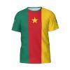 Custom Name Number Cameroon Flag Emblem Men's Patriotic T Shirt 3D Tops Sport Soccer Shirts view 4