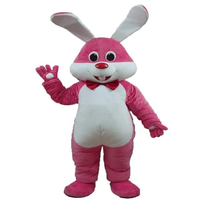 rushopn Custom adult easter bunny costume mascot