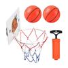 pulunto Mini Basketball Hoop Kit Plastic Basketball Backboard with Suction Cup for Indoor Sports Wall Mount Basketball Hoop Set with 2 Balls Funny Home Basket Sports Excersise view 1