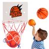 pulunto Mini Basketball Hoop Kit Plastic Basketball Backboard with Suction Cup for Indoor Sports Wall Mount Basketball Hoop Set with 2 Balls Funny Home Basket Sports Excersise view 2