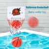 pulunto Mini Basketball Hoop Kit Plastic Basketball Backboard with Suction Cup for Indoor Sports Wall Mount Basketball Hoop Set with 2 Balls Funny Home Basket Sports Excersise view 4