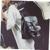 Gatuida Retro Pu Backpack for Women Stylish and Durable Fashion Bag Capacity Travel Backpack Chic Black Design for Daily Use and view 2