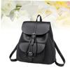 Gatuida Retro Pu Backpack for Women Stylish and Durable Fashion Bag Capacity Travel Backpack Chic Black Design for Daily Use and view 3