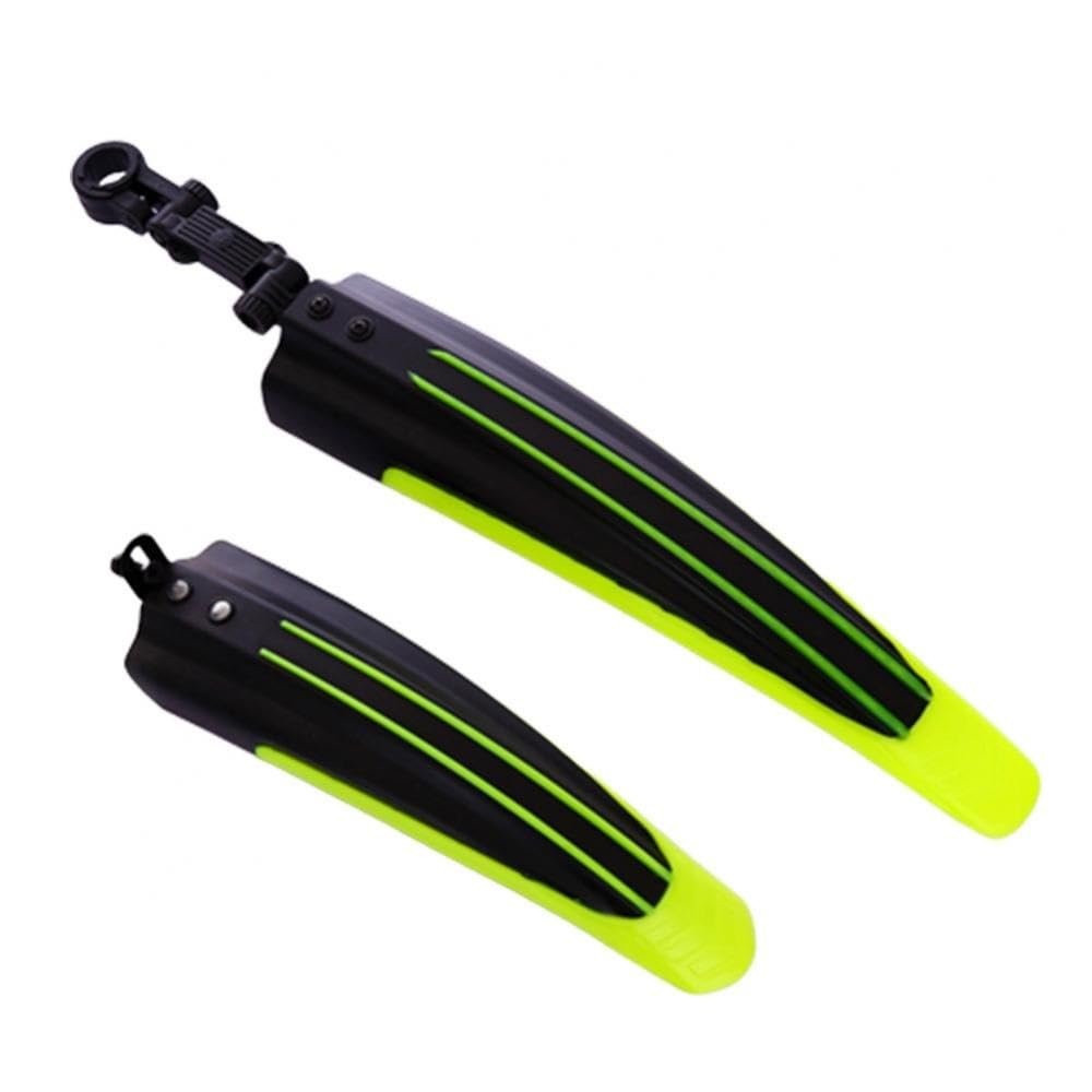 FORINC Bike Fender Guardabarros De Plstico Delantero Y Trasero para Bicicleta De Montaa, Juego De 2 Piezas, Elegante, Guarda Lamas para Bicicletas Bicycle Mudguard (Color : Black Yellow)
