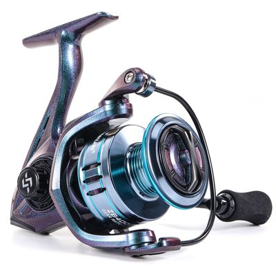 Sougayilang Chameleon Paint Spinning Fishing Reel,Super Powerful Smooth Drag with 11+1 Ball Bearings from 1000 to 4000 Series for Freshwater Saltwater 4000