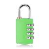 Luggage Travel Lock 4 Dial Travel Padlock Password Lock for Luggage Suitcase Baggage Toolbox Gym Locker Metal Code Password Lock 1Pcs (Color : Green) view 1