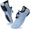 YALOX Water Shoes Men's Women's Swim Shoes Outdoor Beach Barefoot Quick-Dry Aqua Pool Socks Swimming Yoga Surfing Exercise(A03-Blue Gray,43EU) view 1