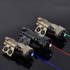 Nylon ML C1+ Box Visable Laser Sight,with IR Laser+Red/Green/Blue Laser Sight+IR Fill Light+Momentary/Constant Modes/Strobe Modes Whitelight LED 220 Lumens Flashlight,fit 20mm Rail (Green Laser BK) view 3