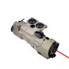 Nylon ML C1+ Box Visable Laser Sight,with IR Laser+Red/Green/Blue Laser Sight+IR Fill Light+Momentary/Constant Modes/Strobe Modes Whitelight LED 220 Lumens Flashlight,fit 20mm Rail (Red Laser DE) view 1