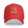 Bigfoot is My Spirit Animal Bigfoot Baseball Cap for Men Women Adjustable Funny Dad Hat Red view 2