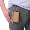 BYERZ Tactical Wallet EDC Molle Pouch Portable Key Card Case Outdoor Sports Coin Purse Hunting Bag Zipper Pack Multifunctional Bag New (Size : Khaki) view 4