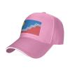 Flag of Sioux Falls, South Dakota Baseball Cap for Men Women Adjustable Funny Dad Hat Pink view 1