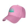 QIZYOQA International Surfing Day Fonts and Surfboards Baseball Cap for Men Women Adjustable Funny Dad Hat Pink view 1