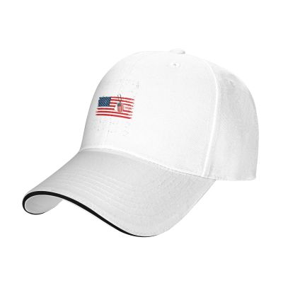Proud Coast Guard Dad National Flag Baseball Cap for Men Women Adjustable Funny Dad Hat White