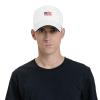 Proud Coast Guard Dad National Flag Baseball Cap for Men Women Adjustable Funny Dad Hat White view 4