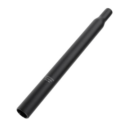 Sturdy Mountain Road Bike Seatpost - 34mm Tube for Durability, Black, 450mm