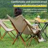 Whitsunday Outdoor Chair Camping Folding Butterfly Chair with Pillow, Portable Reclining Chair for Camping, Picnic, Beach, Travel, Hiking -Green view 2