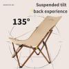 Whitsunday Outdoor Chair Camping Folding Butterfly Chair with Pillow, Portable Reclining Chair for Camping, Picnic, Beach, Travel, Hiking -Green view 3