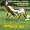 Whitsunday Outdoor Chair Camping Folding Butterfly Chair with Pillow, Portable Reclining Chair for Camping, Picnic, Beach, Travel, Hiking -Green view 4