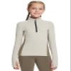 baleaf Girls Long Sleeve Shirts Fleece Jacket Fall Half Zip Pullover Kids Sweatshirts Athletic Thermal Top Oat Pink XS view 1