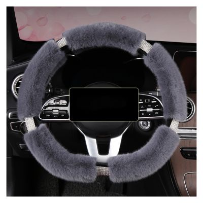 Car Steering Wheel Cover for Infiniti D-Type Car Steering Wheel Cover Plush Car Decoration Creative Accessories (Color : 3#)