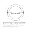 Car Steering Wheel Cover for Car Steering Wheel Cover Leather Renewal Accessories Four Seasons Undifferentiated Feeling (Color : 1#) view 2