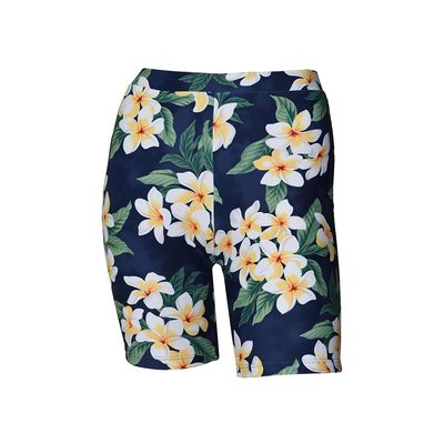 PIH SPORTS Women UPF50+ Skinny Board Shorts Swimsuit Pants Bathing Private Island Swim Rash Guard Bottom (S, HNP_P-YSP)