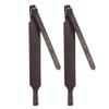 Exion Wide Stability Stirrup Leathers  2.25 Broad English Saddle Straps with Non-Stretch Nylon Core  Vegetable Tanned Cowhide  Dressage & Jumping Leather Stirrups - Sizes: 48" to 62" view 2