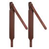 Exion Horse Stirrup Leather for English Saddle | Wide Horse Stability Leather Stirrup for Dressage and Jumping Saddles (Oak Brown, 48 inch) view 2