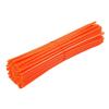 LeosHi 72PCS 24cm Universal Dirt Bike Spoke Covers Motorcycle Wheel Rim Spoke Wrap Kit Skins Protector Cover for Motocross Bicycle Bike (Size : Orange) view 1