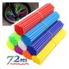 LeosHi 72PCS 24cm Universal Dirt Bike Spoke Covers Motorcycle Wheel Rim Spoke Wrap Kit Skins Protector Cover for Motocross Bicycle Bike (Size : Orange) view 4