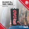 Campus Colors NCAA Stainless Steel Travel Tumbler for Dad - 18 oz - Double Walled Insulated Drinkware (UNLV Rebels - Black) view 2