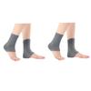 BESPORTBLE 2pcs Elastic Ankle Socks Women Leg Warmers for Yoga Sports Warm Foot Cover Grey view 1