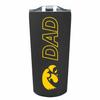 Campus Colors NCAA Stainless Steel Travel Tumbler for Dad - 18 oz - Double Walled Insulated Drinkware (Iowa Hawkeyes - Black) view 1