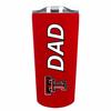 Campus Colors NCAA Stainless Steel Travel Tumbler for Dad - 18 oz - Double Walled Insulated Drinkware (Texas Tech Red Raiders - Red) view 1