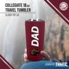 Campus Colors NCAA Stainless Steel Travel Tumbler for Dad - 18 oz - Double Walled Insulated Drinkware (Montana Grizzlies - Maroon) view 2