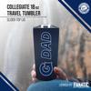 Campus Colors NCAA Stainless Steel Travel Tumbler for Dad - 18 oz - Double Walled Insulated Drinkware view 2