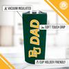Campus Colors NCAA Stainless Steel Travel Tumbler for Dad - 18 oz - Double Walled Insulated Drinkware (Baylor Bears - Green) view 3