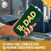 Campus Colors NCAA Stainless Steel Travel Tumbler for Dad - 18 oz - Double Walled Insulated Drinkware (Baylor Bears - Green) view 4