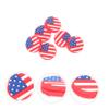 6pcs Racket Dampeners for Tennis Racket Absorption Easy Install Damping Tools Prevent National Flag Design for Sports Enthusiasts view 2