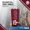 Campus Colors NCAA Stainless Steel Travel Tumbler for Dad - 18 oz - Double Walled Insulated Drinkware (Texas A&M Aggies - Maroon) view 2