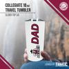 Campus Colors NCAA Stainless Steel Travel Tumbler for Dad - 18 oz - Double Walled Insulated Drinkware (New Mexico State Aggies - White) view 2