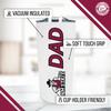 Campus Colors NCAA Stainless Steel Travel Tumbler for Dad - 18 oz - Double Walled Insulated Drinkware (New Mexico State Aggies - White) view 3