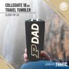 Campus Colors NCAA Stainless Steel Travel Tumbler for Dad - 18 oz - Double Walled Insulated Drinkware (Purdue Boilermakers - Black) view 2